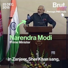 When Modi Quoted Sher Khan In Afghanistan