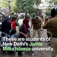 Cops Assault Students Of Jamia University