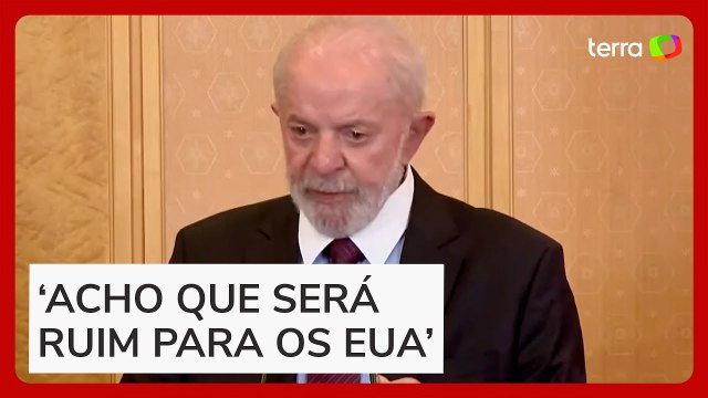 Trump não é o xerife do mundo, é apenas presidente dos EUA, diz Lula sobre taxação de produtos