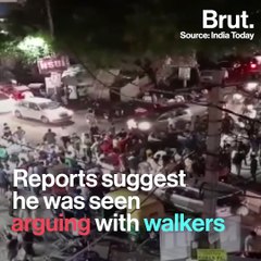 Angry Driver Rams Car Into Crowd