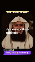 Seek Allah's Guidance via Life is Fajr to Asr #allahguidance