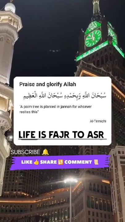 Dua : Plant a palm tree in Jannah by reciting this Dua #dua