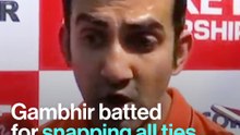 Gambhir Bats For Having No Truck With Pakistan