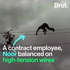 Man On A Wire Betrays Safety Hazard