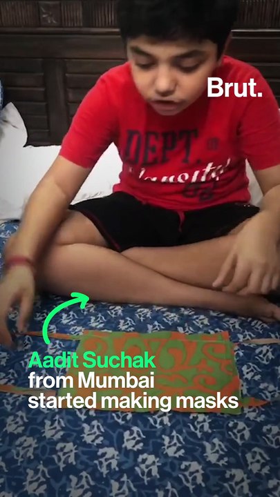 Meet Mumbai’s 8-Year-Old Mask Maker