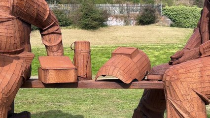 Two new Ray Lonsdale sculptures unveiled on St Peter's Riverside