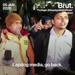 Delhi Protestors Heckle TV Journalists