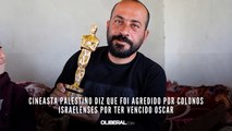 Cineasta palestino diz que foi agredido por colonos israelenses por ter vencido Oscar
