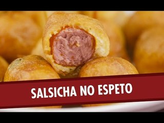 Salsicha no espeto
