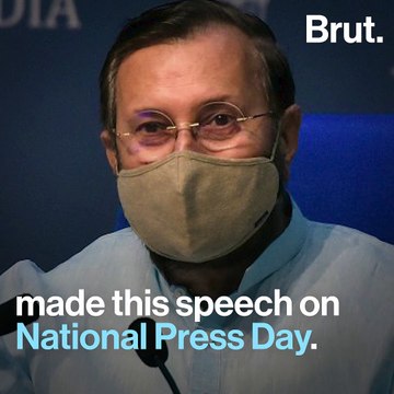 Prakash Javadekar Defended Press Freedom...Right?