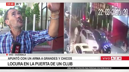 🚨 ASALTARON A UNA FAMILIA FRENTE AL CLUB EN CIUDADELA: "PARECÍA QUE DISFRUTABAN DEL ASALTO"