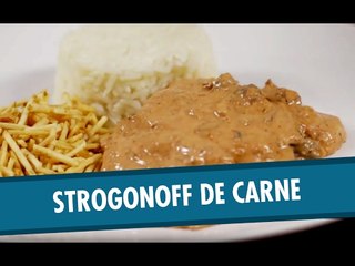 Receita de Strogonoff de carne