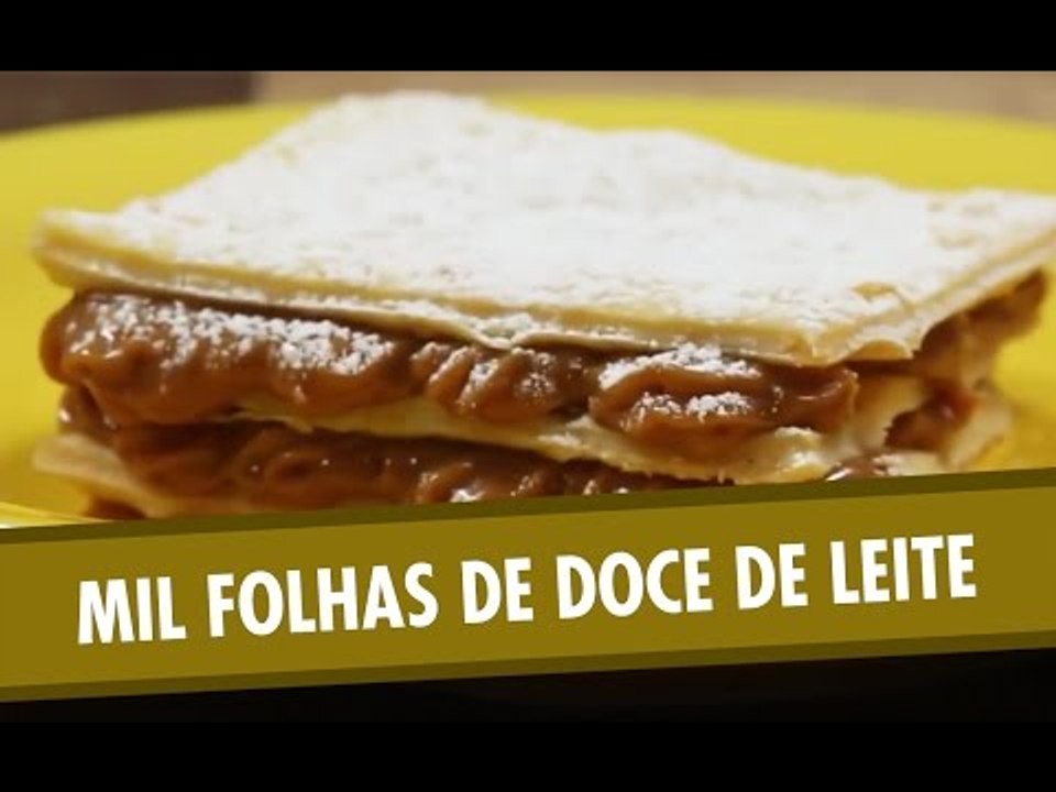 Mil folhas de doce de leite