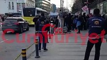 Öğrenciler Şişli'de toplanıyor: Polisten 'yüzünüzü açın' anonsu!