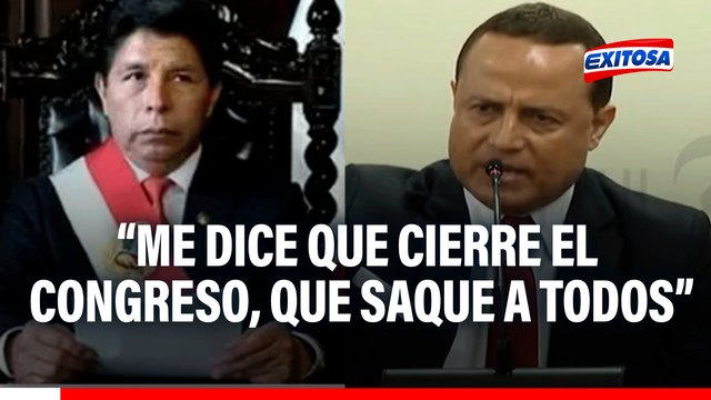 Excomandante de la PNP confirma que Pedro Castillo ordenó cerrar el Congreso: Me dice que saque a todos