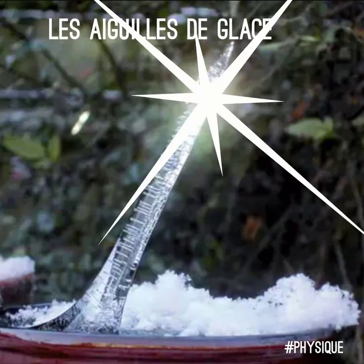 Les aiguilles de glace - Ice Spikes 🧊