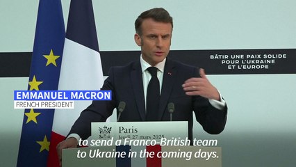 French President Macron announces Franco-British mission to strengthen Ukrainian army