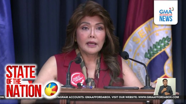 Sen. Imee: Duterte arrest probe, tila minasama ni PBBM; hindi naman pikon si PBBM, ayon sa Palasyo | SONA