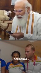 When PM Modi Comforted The Women’s Hockey Team