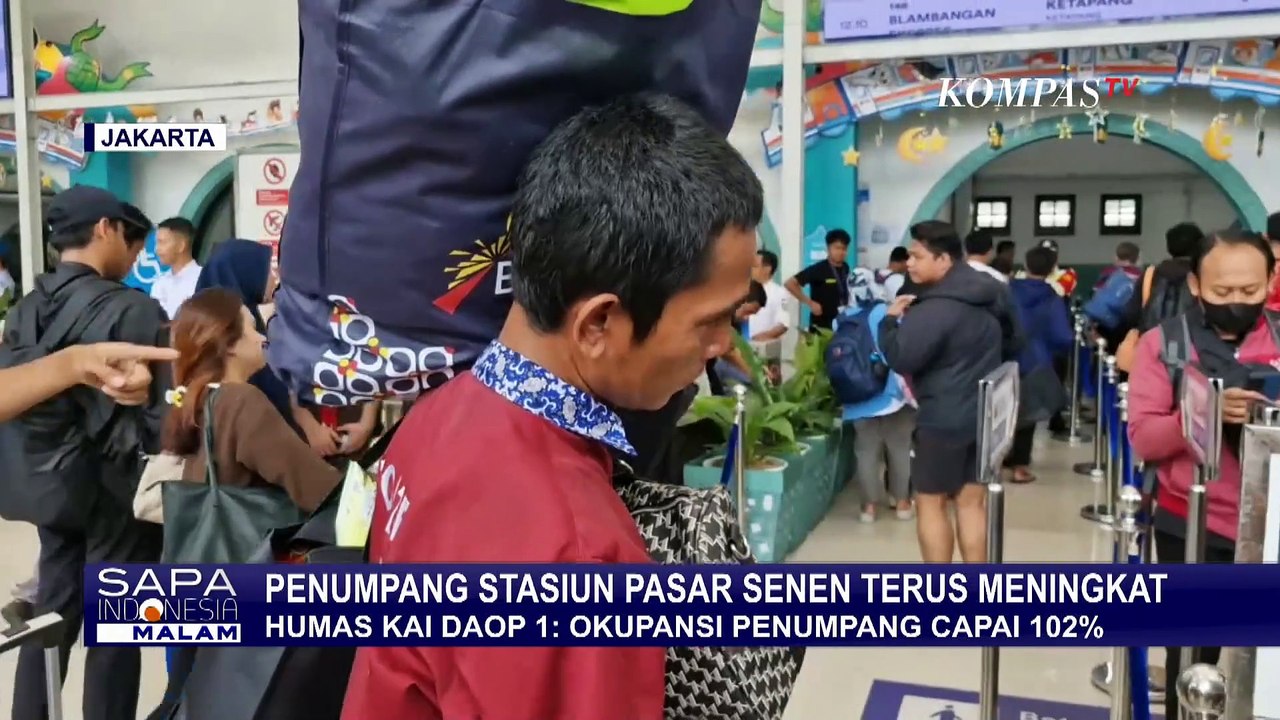 Penumpang Stasiun Pasar Senen Terus Meningkat, Humas KAI Daop 1 Ungkap Okupansi Melebihi 100 Persen