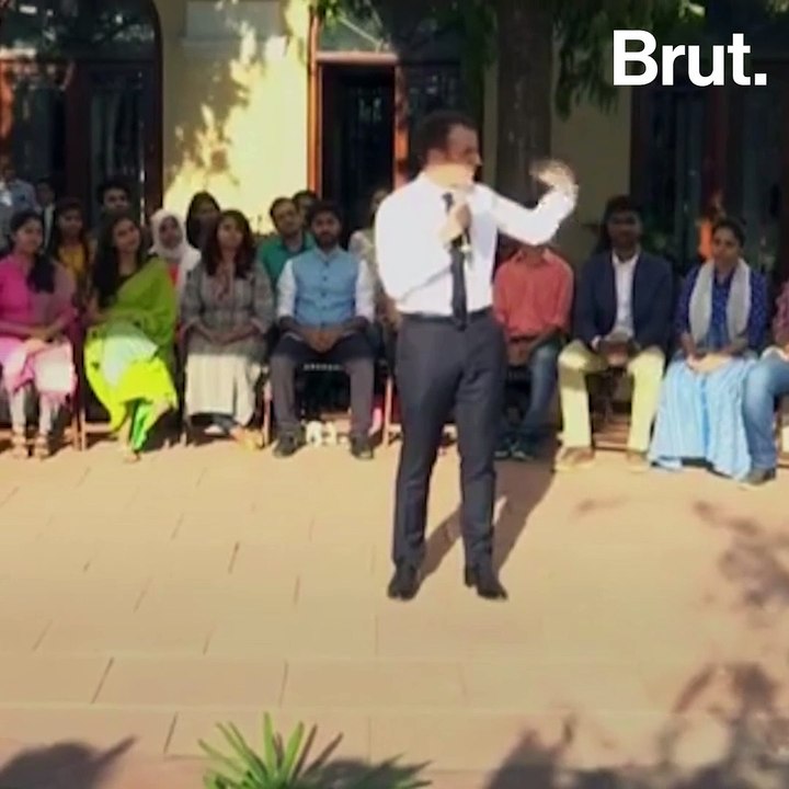 Macron Woos Indians Looking To Study Abroad