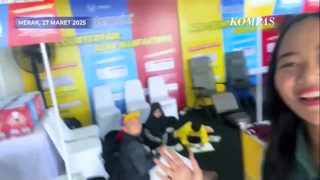 Deretan Fasilitas Gratis Posko Mudik KompasTV di Pelabuhan Merak hingga Permainan Berhadiah