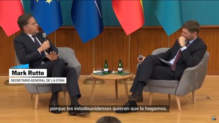 Mark Rutte (OTAN): "España dice que quiere llegar al 2% este verano"