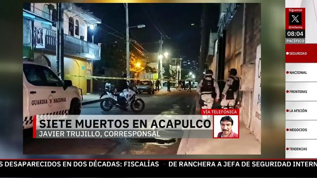 Nueva jornada violenta en Acapulco deja siete muertos en las últimas 12 horas