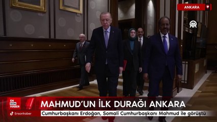 Cumhurbaşkanı Erdoğan, Somali Cumhurbaşkanı ile görüştü