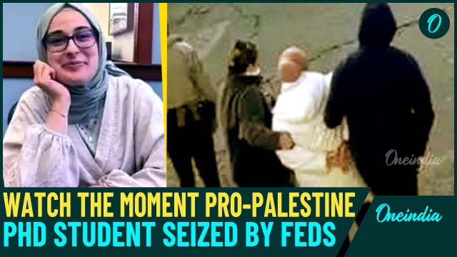 Shocking Video: MASKED Trump Agents Handcuff, Snatch Tufts Student Rumeysa Ozturk Off the Street