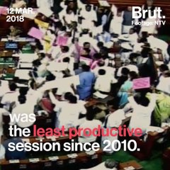India Parliament's unproductive budget session