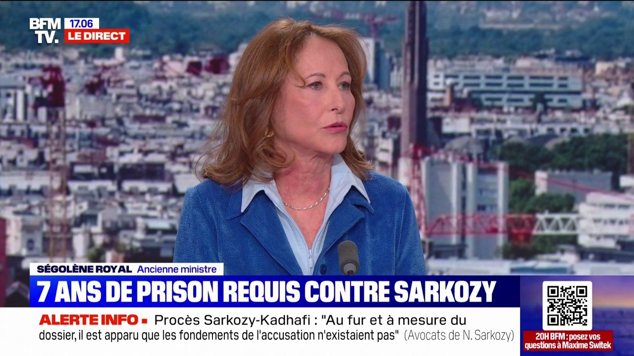 Procès Kadhafi: "Il y avait une vraie inégalité de moyens", se rappelle Ségolène Royal à propos de la présidentielle de 2007