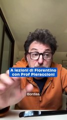 "Leonardo Pieraccioni Spiega le Espressioni Fiorentine: La Differenza tra 'Borda' e 'Giùe'"