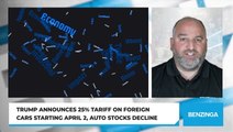 Trump Announces 25% Tariff On Foreign Cars Starting April 2, Auto Stocks Decline