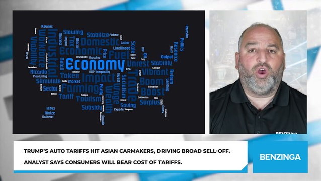 Trump’s Auto Tariffs Hit Asian Carmakers, Driving Broad Sell-Off. Analyst Says Consumers Will Bear Cost of Tariffs.
