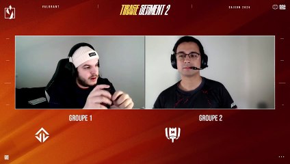 Composition des groupes du segment 2 des Valorant Challengers France 2025