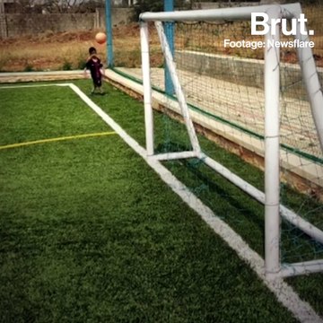 Three-Year-Old Impresses With Football Tricks