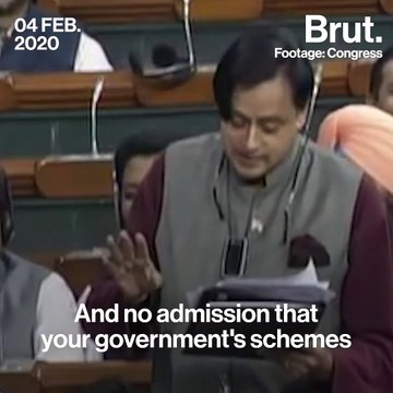 Shashi Tharoor Slams BJP In Parliament Speech
