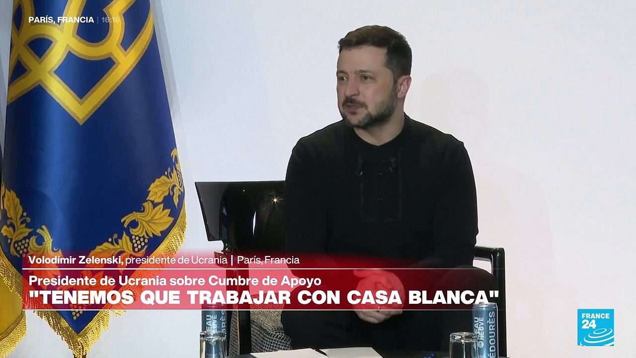 "Solo hay una meta: la paz de Ucrania": Volodímir Zelenski