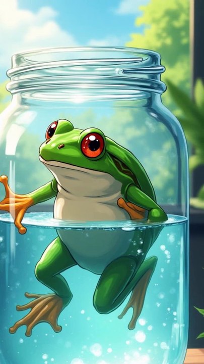 Boiling water and frogs story in Hindi