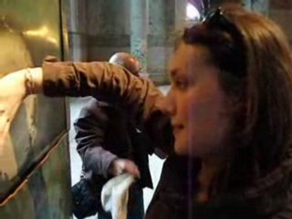 La colonne "suante" de Sainte Sophie, Istanbul