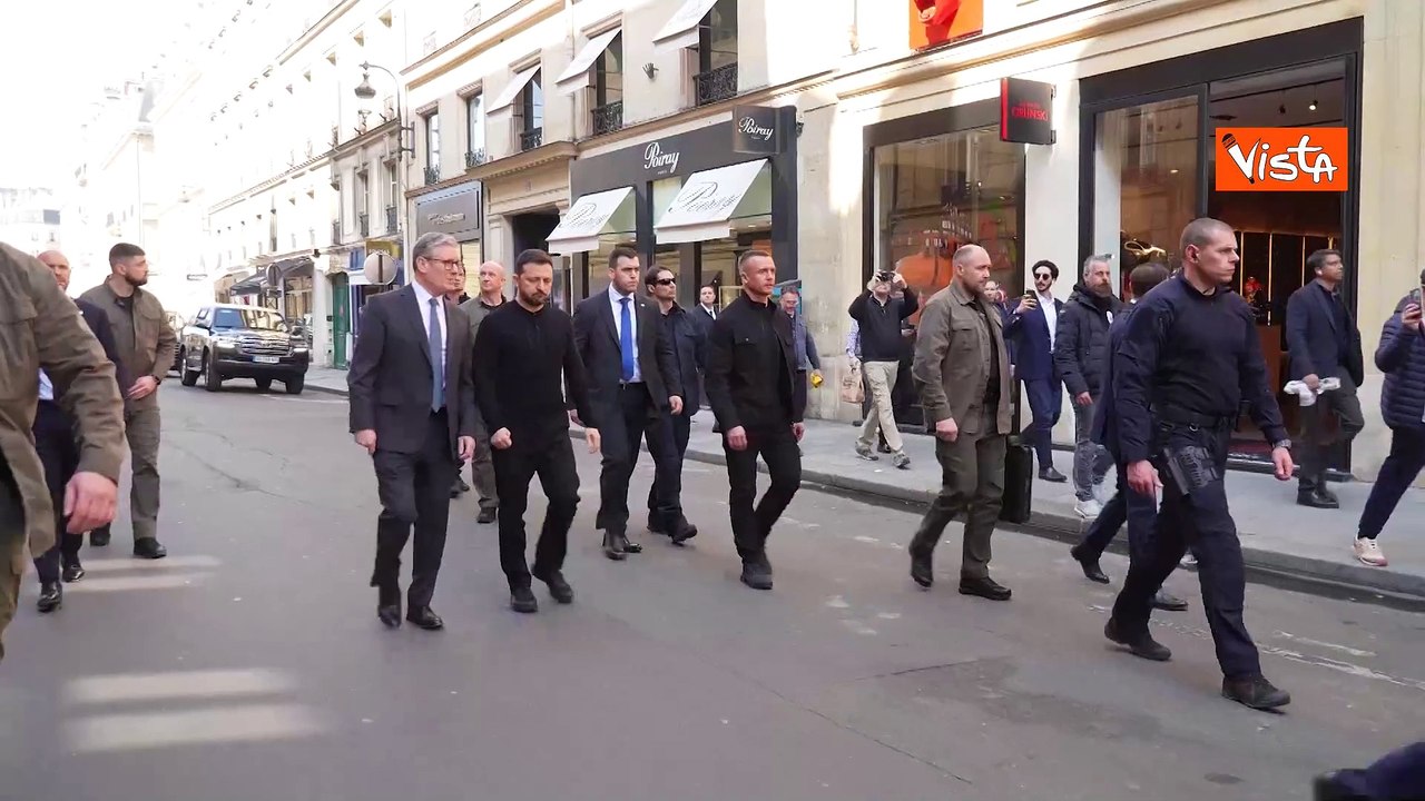 Zelensky incontra Starmer per un bilaterale a margine del vertice "Volenterosi" a Parigi