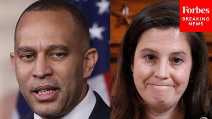 Hakeem Jeffries Holds Press Briefing Amidst Reports Stefanik Might Stay In House