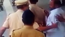 Cop Saves Man From Slipping Under Moving Train