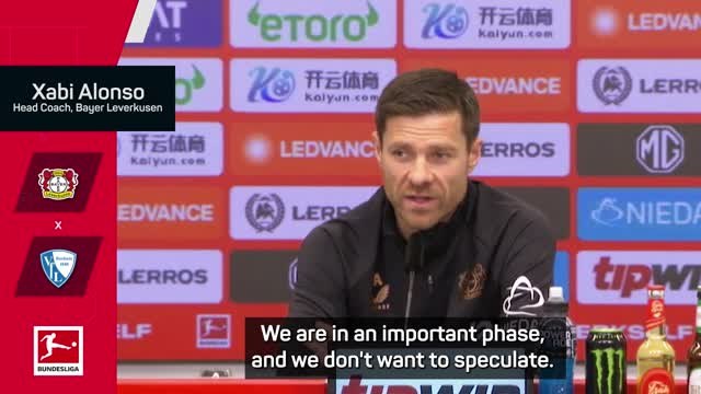 Alonso 'focused' on Leverkusen amid uncertain future