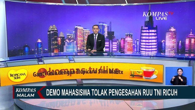 Demo Mahasiswa Tolak Pengesahan RUU TNI di DPRD Pematang Siantar Ricuh, 3 Orang Sempat Ditangkap