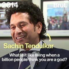 “No, I am no god. I am Sachin”