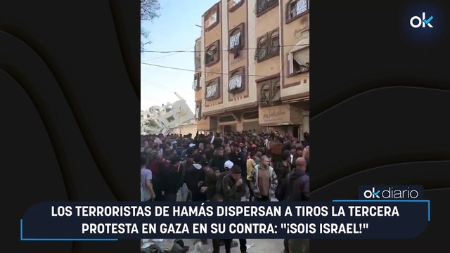 Los terroristas de Hamás dispersan a tiros la tercera protesta en Gaza en su contra: ¡Sois Israel!