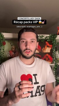 Récap packs VIP pour les concerts de Lady Gaga à Paris & Lyon ! 🔥