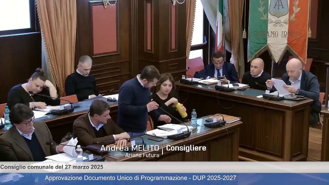 Ariano Irpino (AV) - Consiglio Comunale -1- (27.03.25)